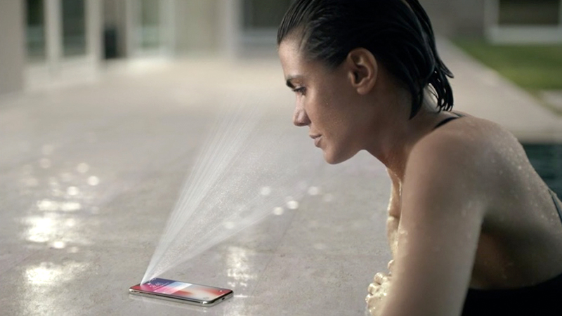 The iPhone X trades out TouchID for FaceID. Take your pick.